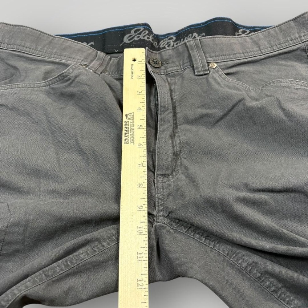 Eddie Bauer Ascent Pants Mens 38x34 Gray Stretch Outdoor Straight Leg - Picture 6 of 14